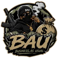 Business As Usual's logo