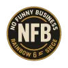 No Funny Business logo