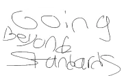 Going Beyond Standards logo