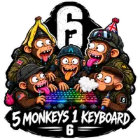 5 Monkeys 1 keyboard logo