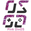 OSGG pink dinOS logo