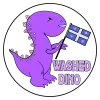 Washed Dino logo